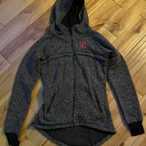 Nebraska Cornhuskers women’s small fleece hooded sweatshirt.